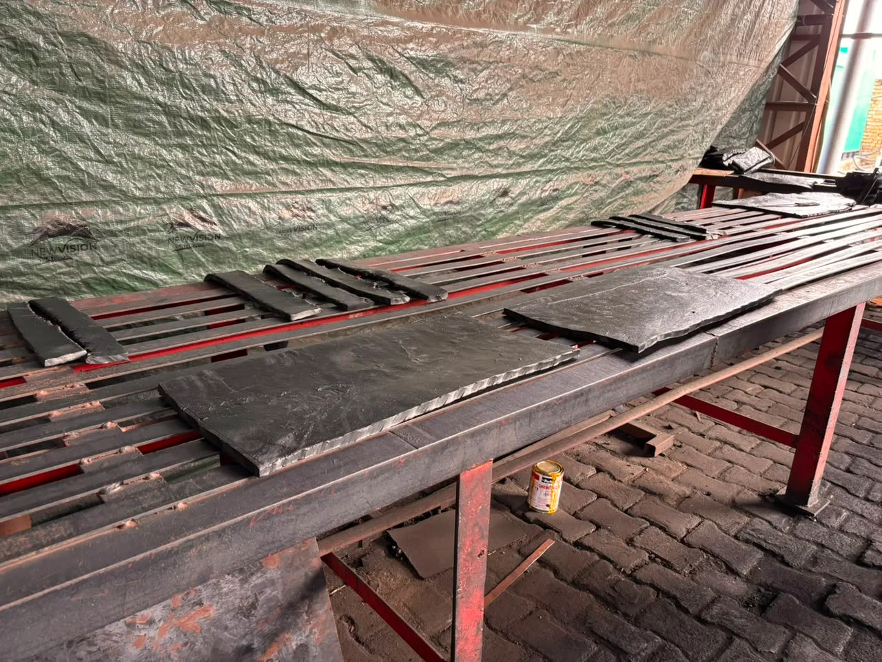 Rubber Stagging Area